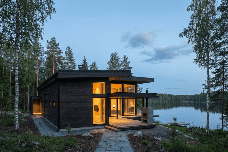 Landelijke woning aan het meer