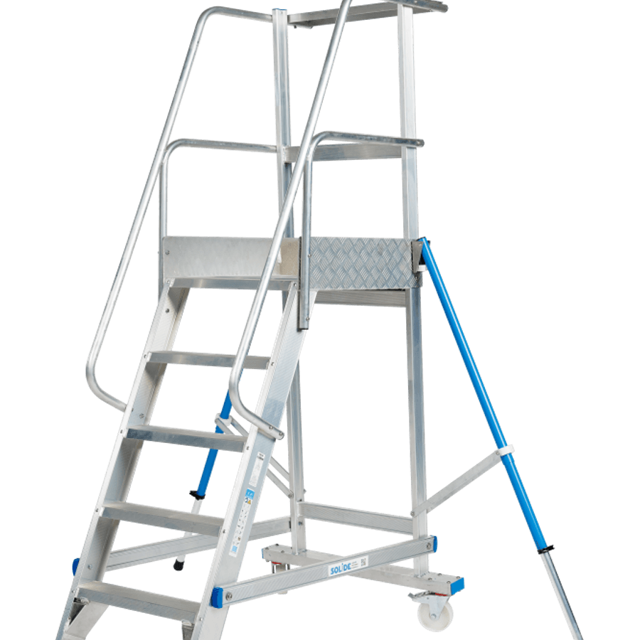 Mobiele bordestrap / 5 treden