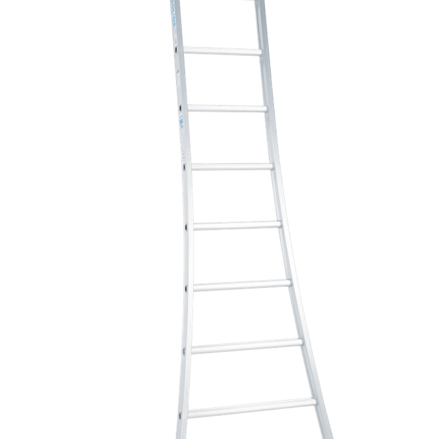Enkele ladder / 8 sporten, open voet