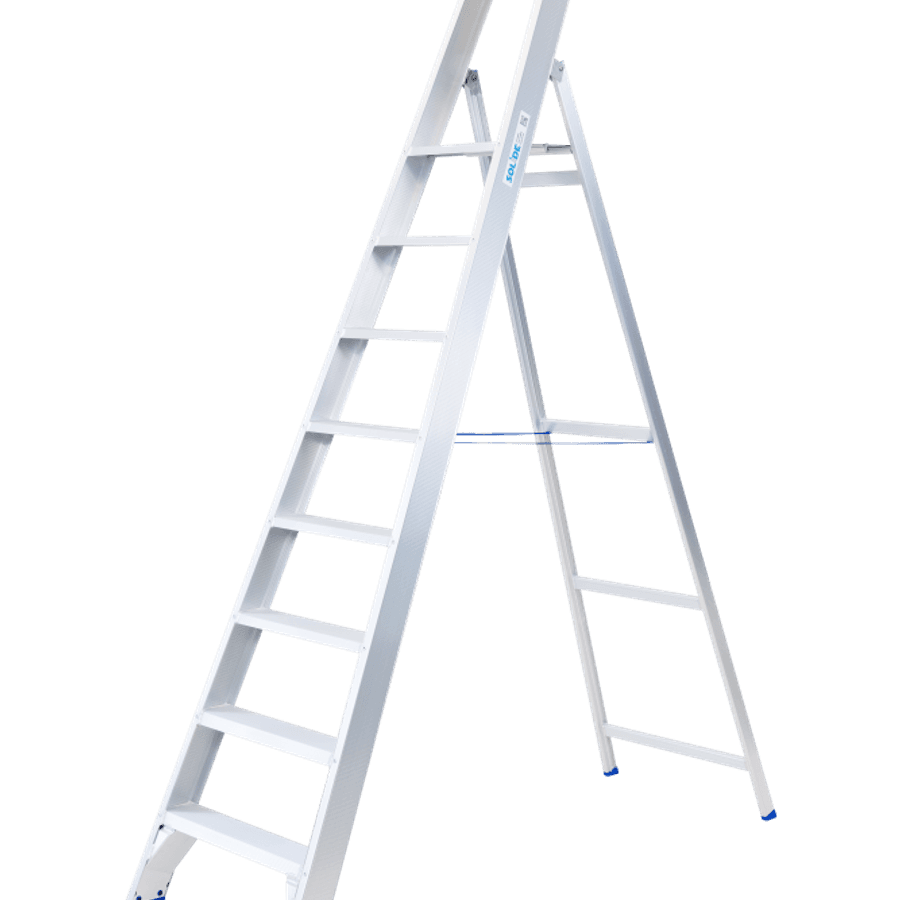 Solide Professionele trapladder / 8 treden