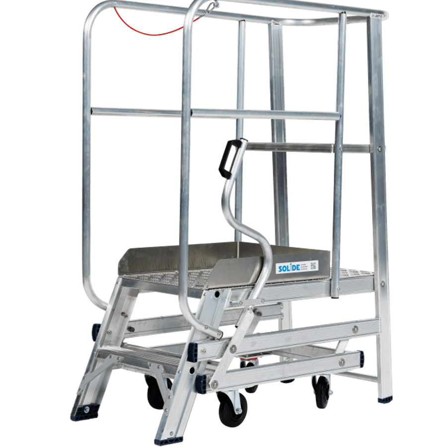 Solide Mobiel werkplatform / 2 treden