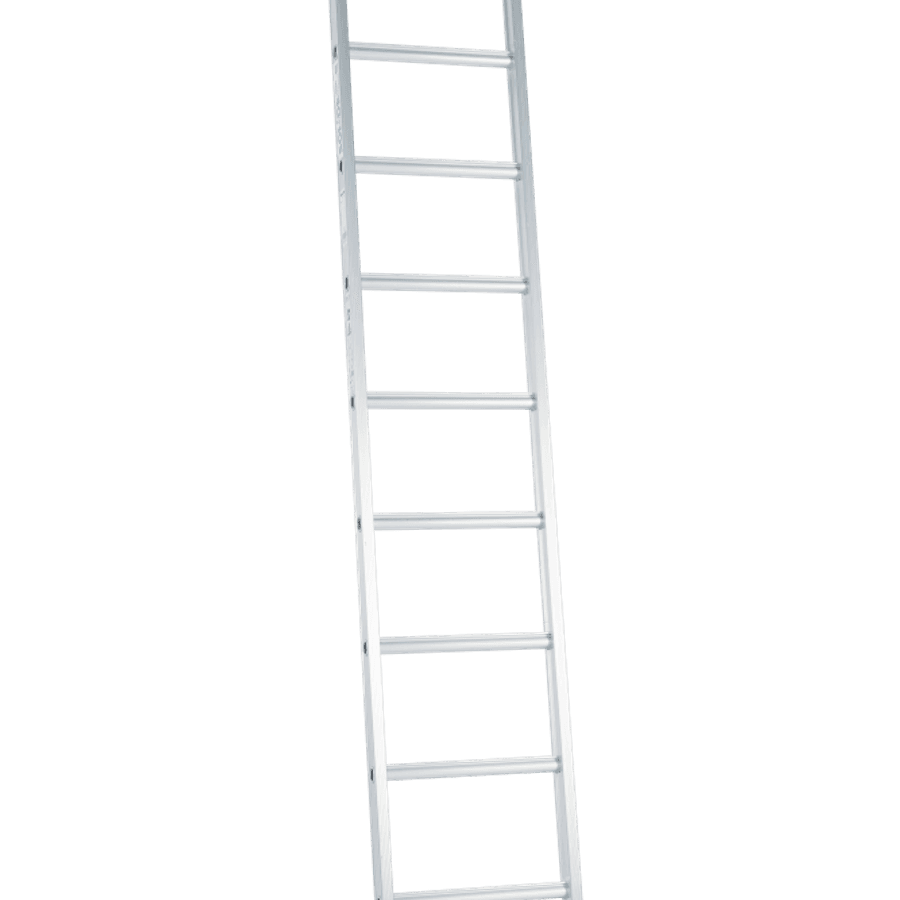 Enkele ladder / 9 sporten, rechte voet