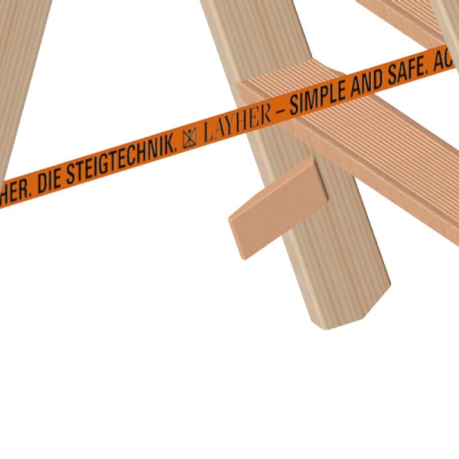 Layher houten dubbele trap - detailfoto 3