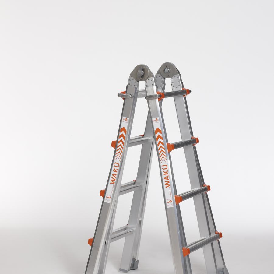 Waku aluminium teleskopische ladder 4x4 sp.