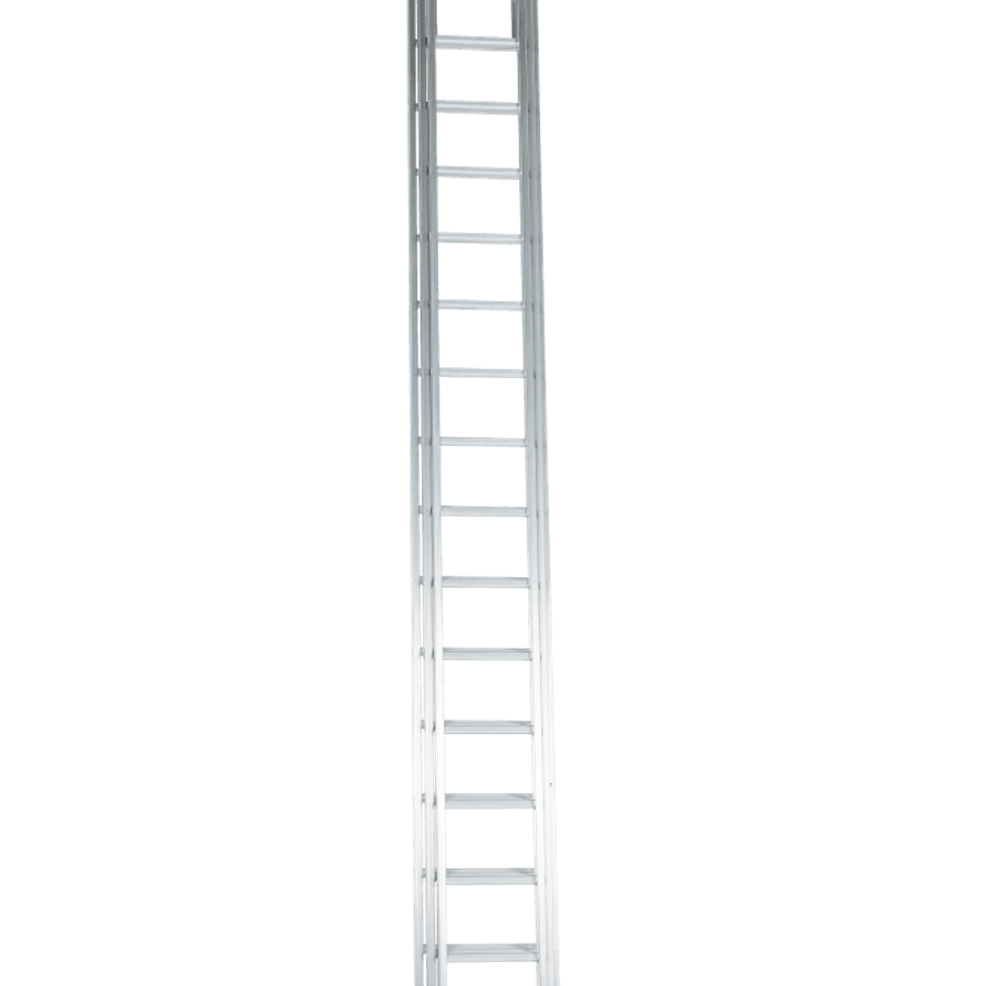 Solide Schuifladder / 3 x 18, rechte voet, niet reform,