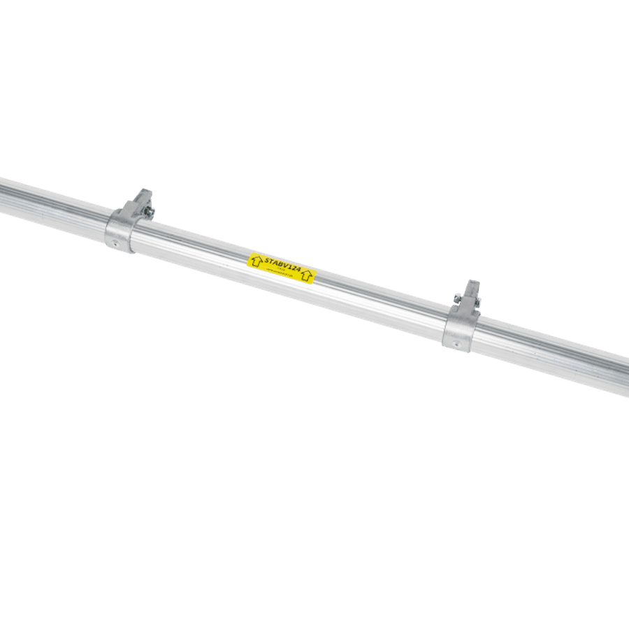 Solide Stabilisatiebalk / 4-delig, 124cm