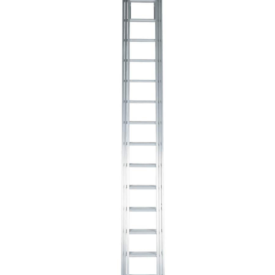 Solide Schuifladder / 3 x 16, rechte voet, niet reform,