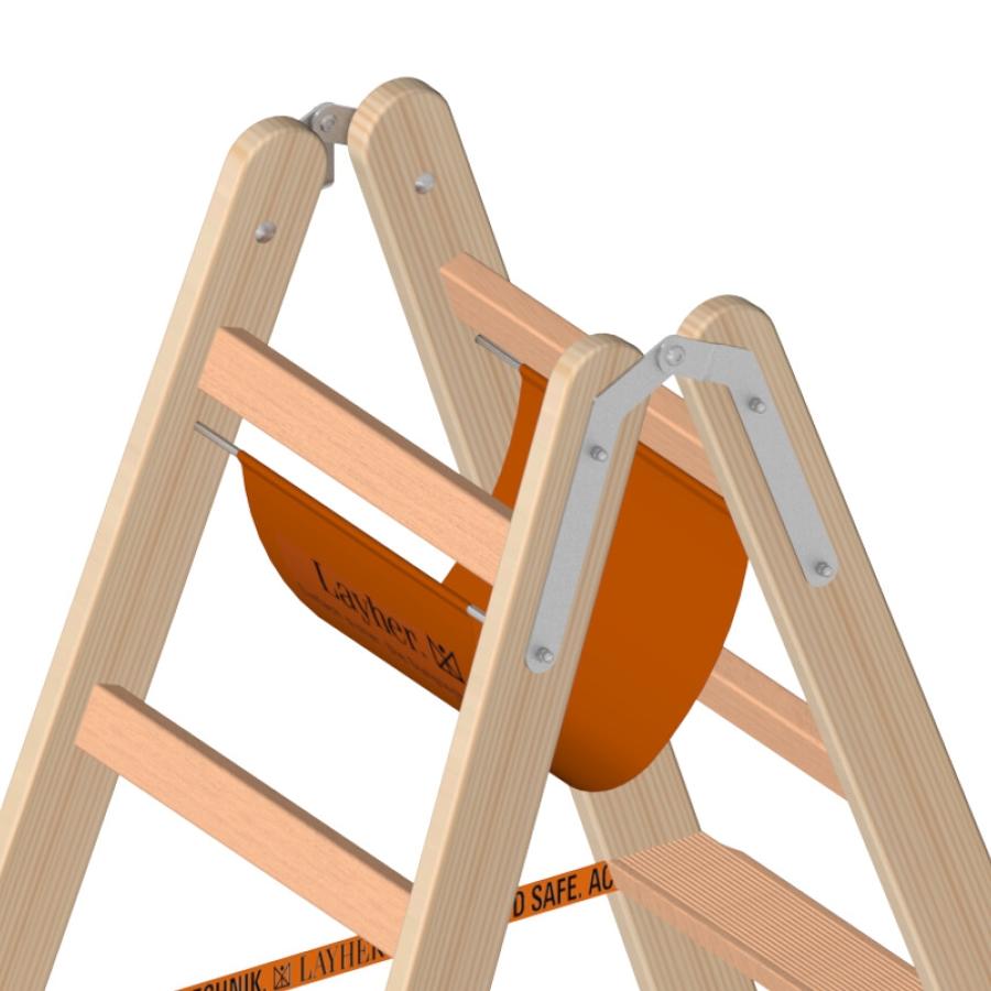 Layher houten dubbele trap - detailfoto 1