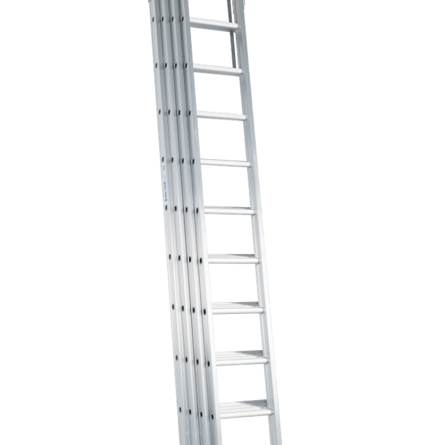 Solide Schuifladder met stabilisatiebalk, 4 x 10 sporten