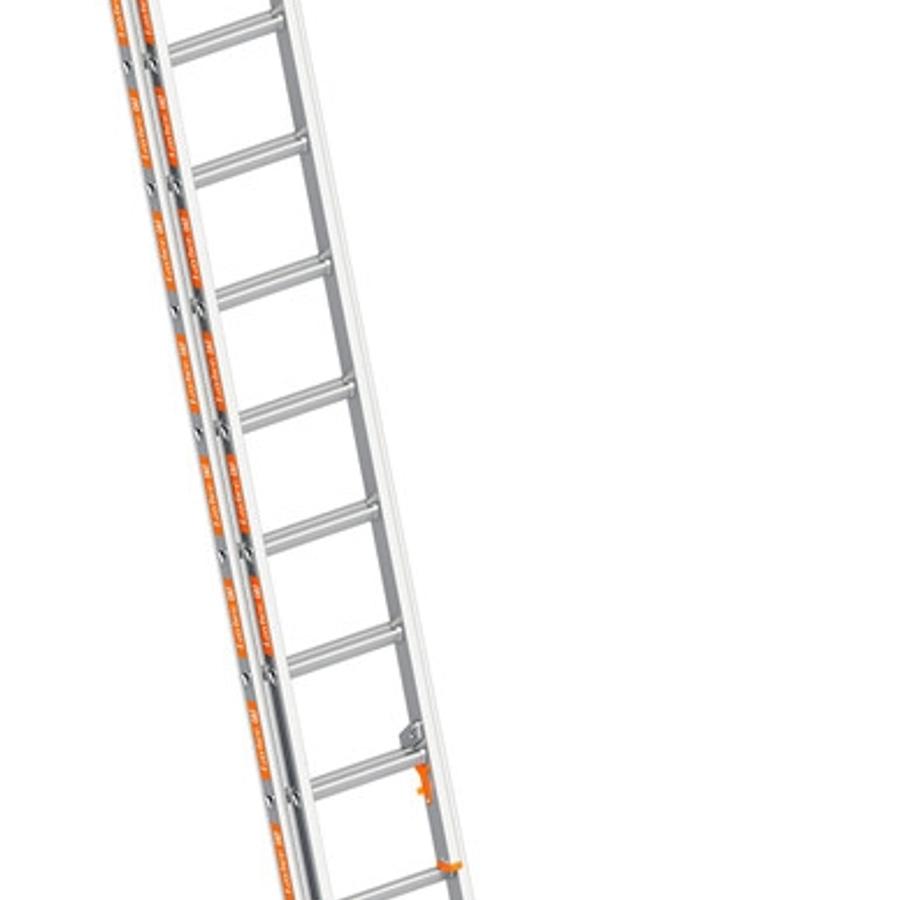 Opsteekladder alu 2x12 tr.