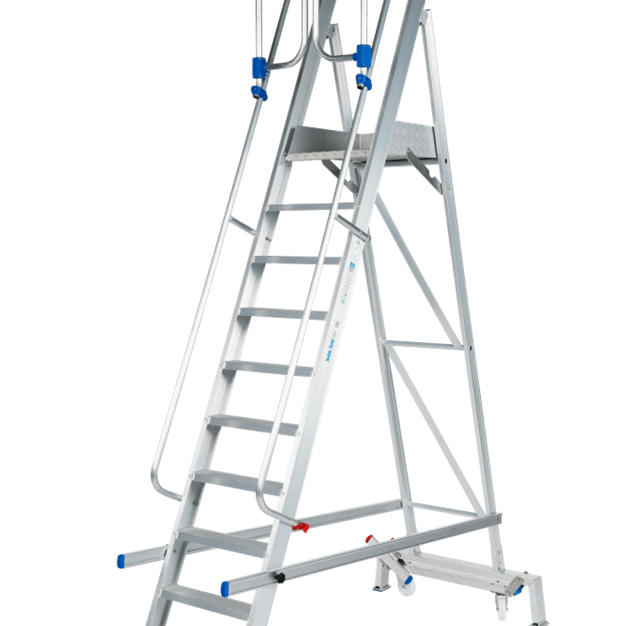 Solide Plooibaar Mobiel Platform / 10 treden
