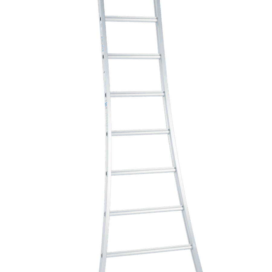 Enkele ladder / 7 sporten, open voet