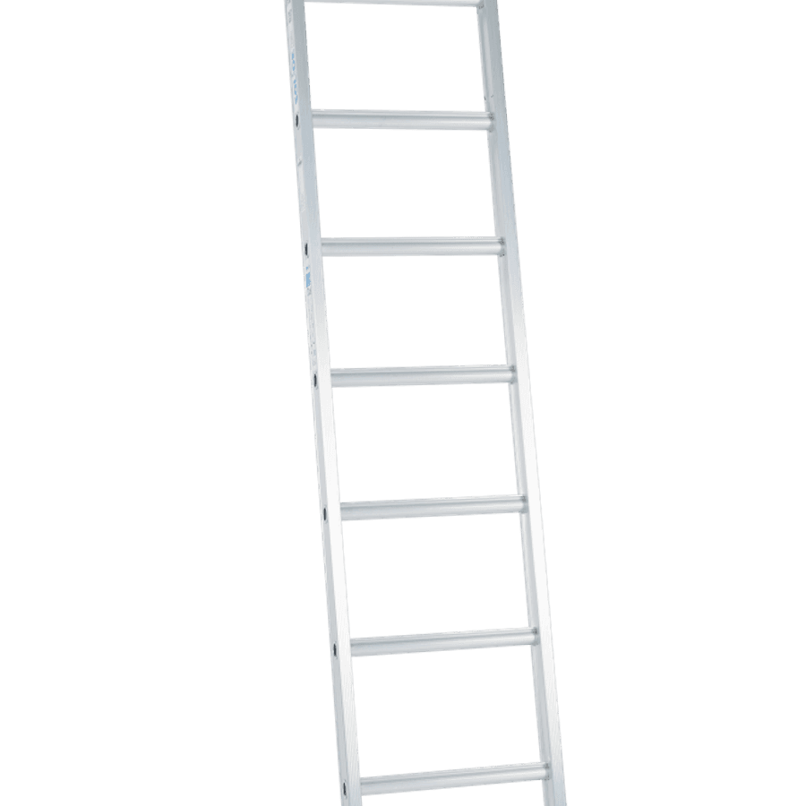 Enkele ladder / 7 sporten, rechte voet