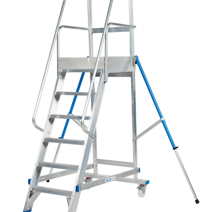 Solide Mobiele bordestrap / 6 treden