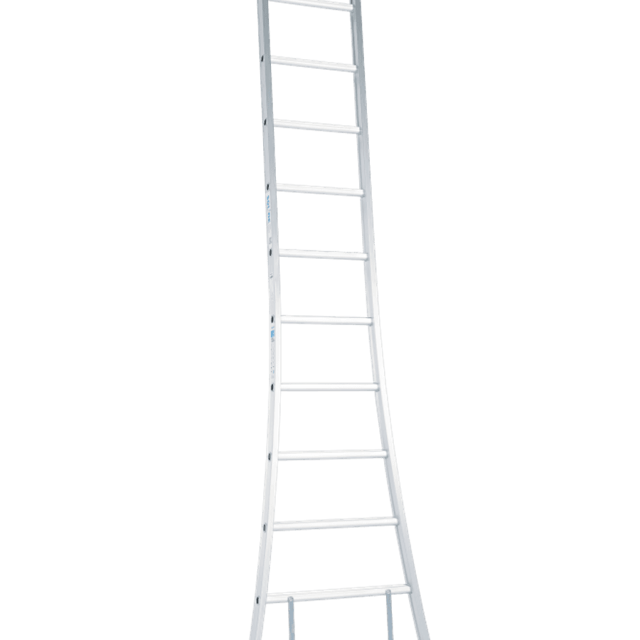 Enkele ladder / 12 sporten, open voet