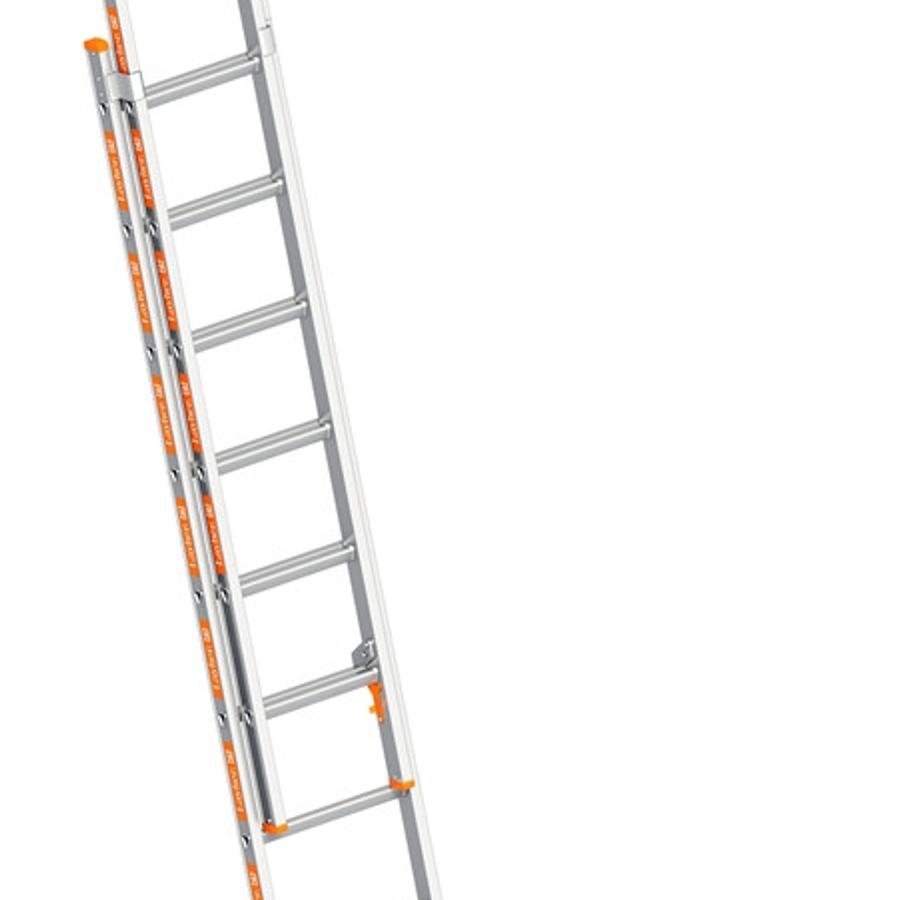 Opsteekladder alu 2x10 tr.