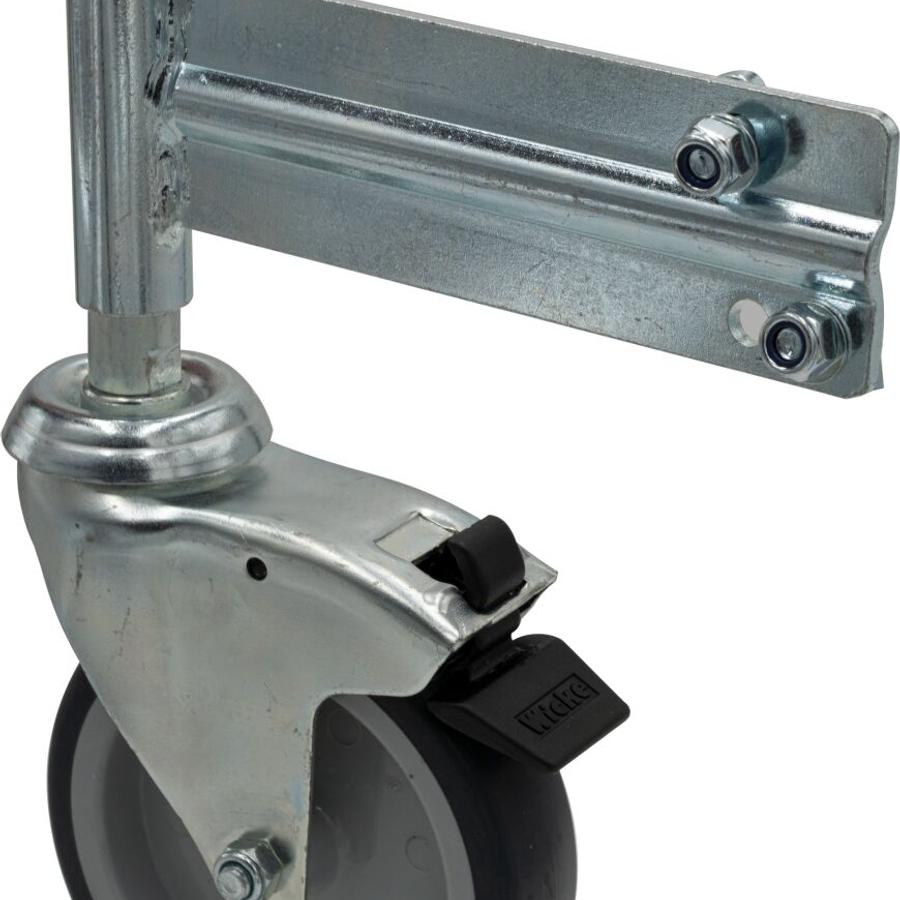 Krause zwenkwiel voor platformtrap 6tr. geremd